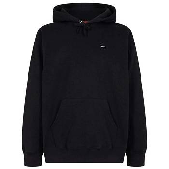 Black Supreme Small Box Logo Hoodie | Supreme 126PQ